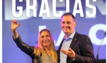 Con una foto con Karina Milei, Adorni celebró el resultado de las elecciones en CABA: “Fin”
