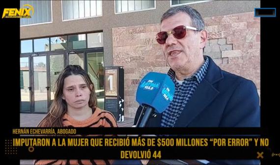 Hernán Echevarria, abogado de la mujer que recibió 500 millones de pesos por error: “Ella no ha estafado a nadie