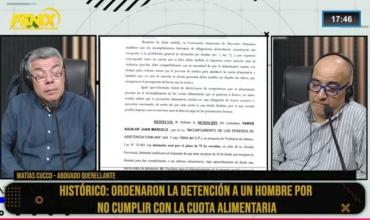 Abogado querellante detalló  la histórica detención de un padre por incumplimiento de la cuota alimentaria