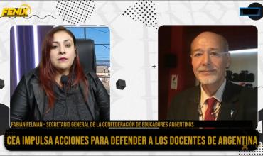 “El salario docente está 4 pesos por encima de la línea de indigencia”, afirmó Fabián Feldman en Fénix