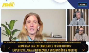 Dra. Salomé Pilheu, neumonóloga: “Hoy atendemos adultos como si fuéramos pediatras, revisando esquemas de vacunación”