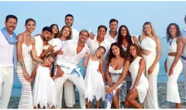 Diego Simeone, sus hijos y Carolina Baldini, todos juntos en Italia para festejar los 30 de Giovanni