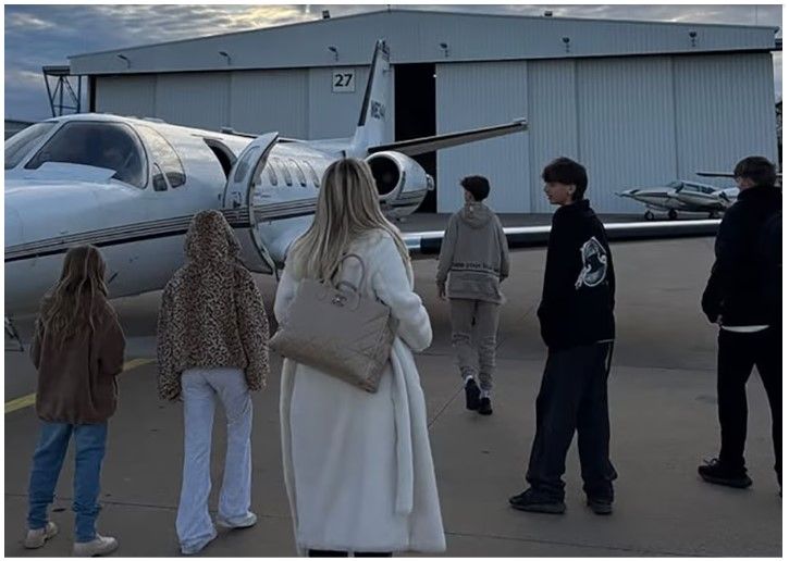 Wanda Nara viajó con sus 5 hijos a Bariloche de vacaciones de invierno: frío, nieve y mucho amor