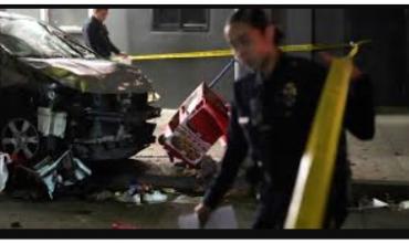 Conmoción en Los Ángeles: hay 28 heridos por un auto que atropelló a una multitud frente a un boliche