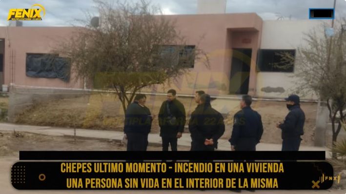 Chepes: “Confirmamos que hay una persona fallecida”, dijo el Dr. Isidro Cáceres sobre el incendio en barrio El Alto