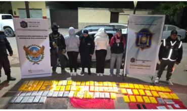 La Policía de Salta incautó más de 89 kilos de cocaína en Colonia Santa Rosa