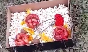 Presunto ritual en local comercial Andina: elementos extraños y nombres escritos en papelitos