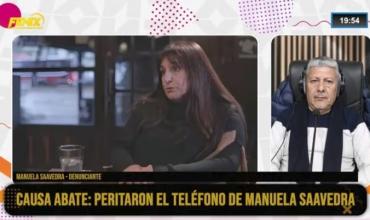 Causa Abate: el peritaje al celular de Manuela Saavedra confirmó su denuncia