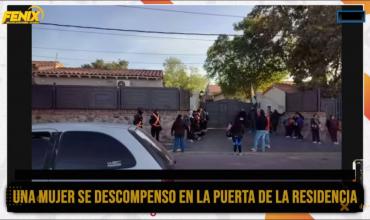 Mujer sufrió una convulsión mientras esperaba ser atendida en la Residencia Oficial