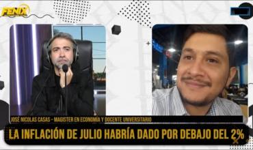 José Nicolás Casas: “La inflación daría por debajo del 2%”