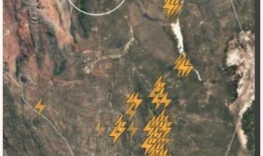 Llegó Santa Rosa: Tormentas eléctricas y caída de granizo en distintos puntos de La Rioja