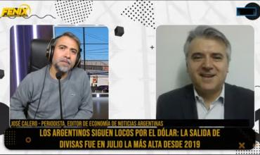 José Calero en Fénix: “El apego de los argentinos al dólar comenzó tras la hiperinflación de los años 80 y se profundizó en el 2001”