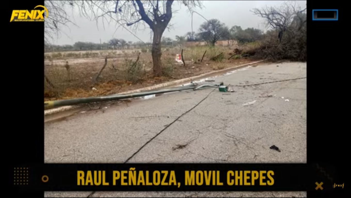 Ulapes: la tormenta de Santa Rosa provocó destrozos y suspendieron las clases en todos los niveles