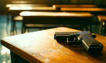 Llevó el arma de su papá policía a la escuela: tiene 12 años y cursa sexto grado
