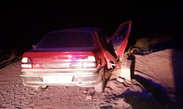 Accidente en Ruta 31: un auto chocó contra un puente al esquivar un perro