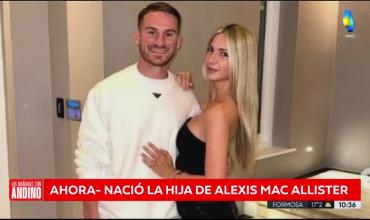Nació la hija de Alexis Mac Allister y Ailén Cova: el particular nombre que eligieron
