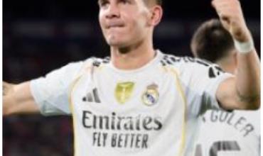 Con un gol de Mastantuono, Real Madrid venció 4-1 a Levante y se afirma como líder de la Liga de España