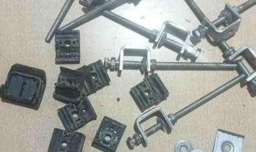 Chepes: Cayeron soportes de una antena de telefonía celular