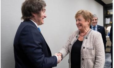 Kristalina Georgieva habló tras su encuentro con Javier Milei: “Es importante continuar con las reformas”