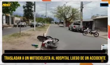 Joven fue trasladado inconsciente tras impactar contra un cantero