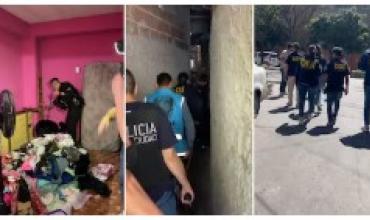 18 allanamientos en la villa 1-11-14: buscan los celulares de las víctimas del triple femicidio de Florencio Varela