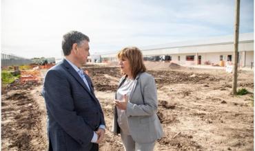 En clave electoral, Patricia Bullrich y Jorge Macri recorrieron las obras de la cárcel porteña de Marcos Paz