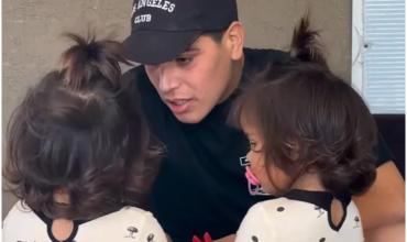 ¡Emocionante! El tierno reencuentro de Thiago Medina con sus hijas tras recibir el alta