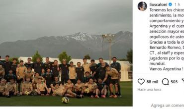 El sentido apoyo de Lionel Scaloni a la Selección Sub 20 tras perder la final del Mundial: “Gracias por lo que hicieron”