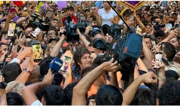Milei encabezó otro acto en Córdoba: "Estamos exterminado la inseguridad y el narcotráfico"