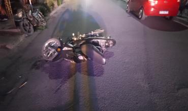 Colisión entre moto y bicicleta dejó una menor herida en Ulapes